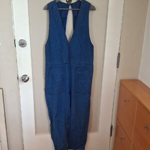 Free People Linen Sleeveless Jumpsuit_1